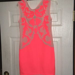 Zio Neon mesh dress